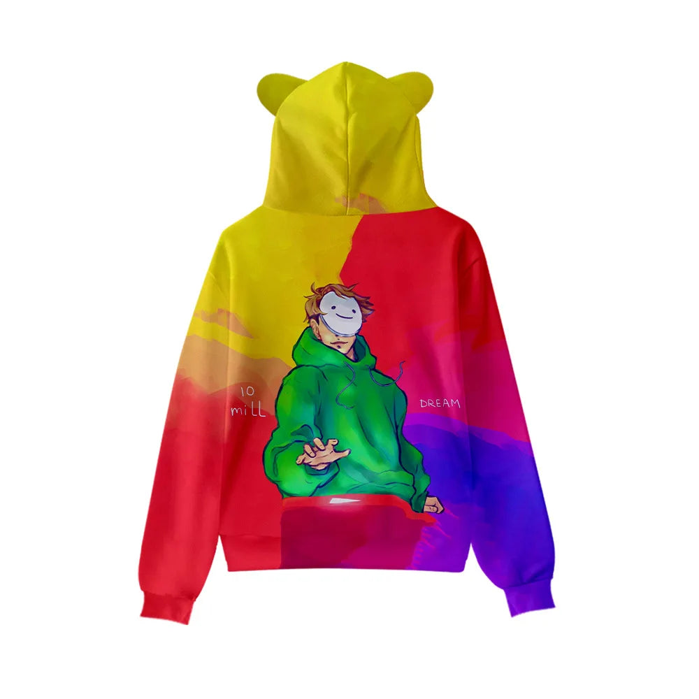 Men’s Casual Cartoon Hooded Hoodie – Spring and Autumn by NoEnName_Null