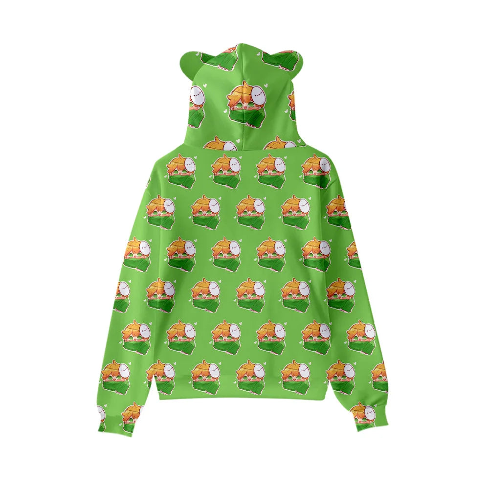 Men’s Casual Cartoon Hooded Hoodie – Spring and Autumn by NoEnName_Null