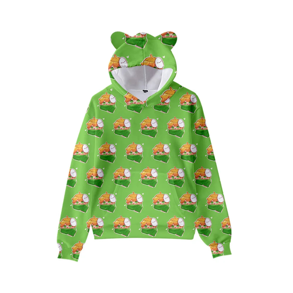 Men’s Casual Cartoon Hooded Hoodie – Spring and Autumn by NoEnName_Null