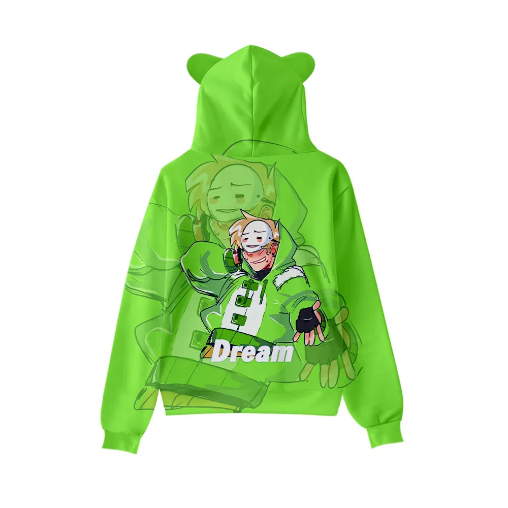 Men’s Casual Cartoon Hooded Hoodie – Spring and Autumn by NoEnName_Null