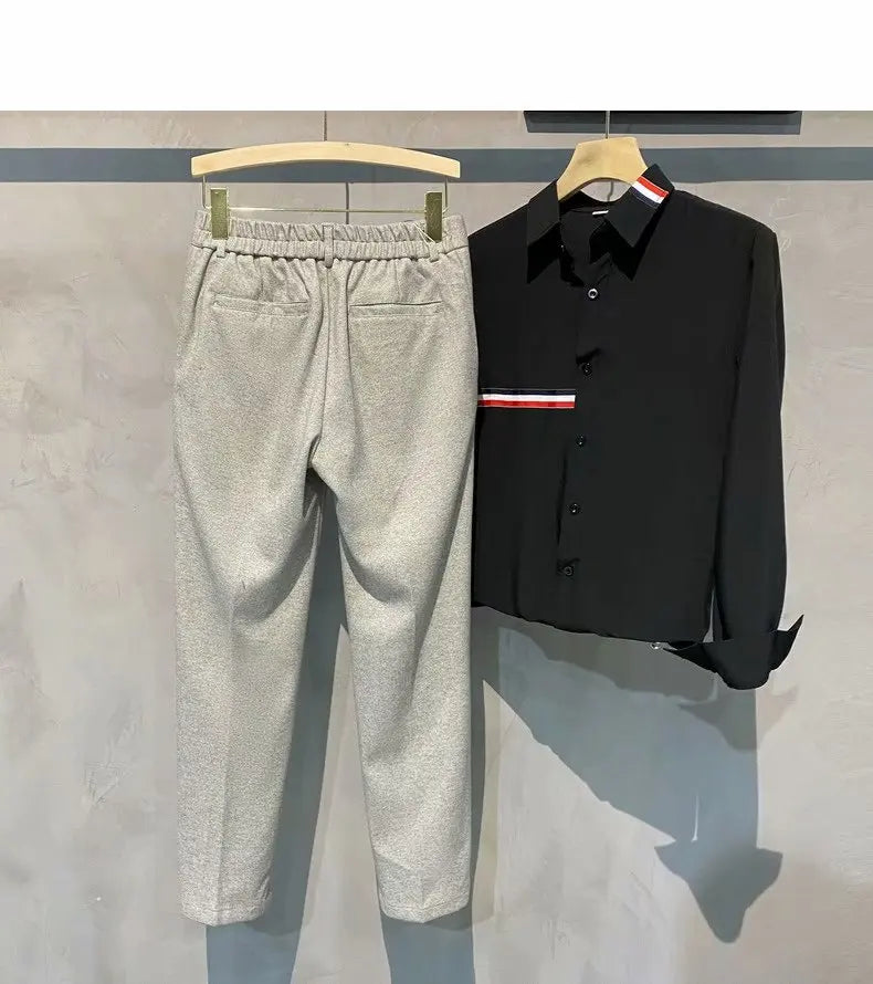 Men's Casual Heavyweight Pencil Pants