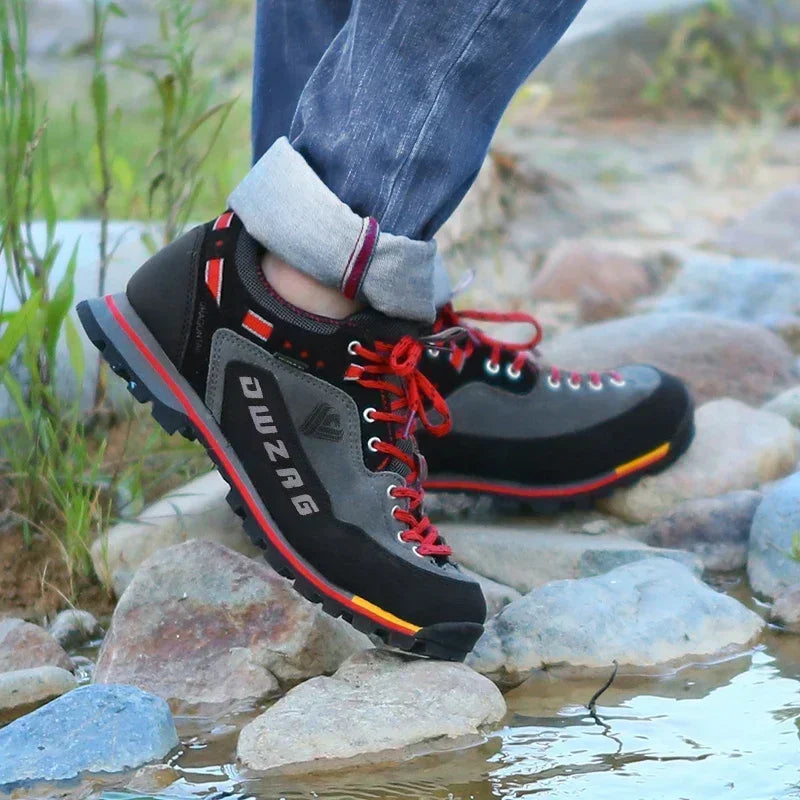 Men Sneakers Waterproof Mountain Hiking Outdoor Sport Shoes.