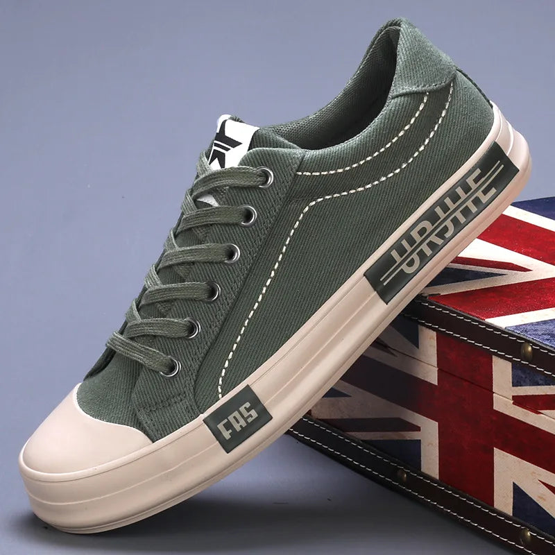 Feerldi Women’s Lace-Up Canvas Casual Shoes – Lightweight, Sweat-Absorbent, Durable for Summer