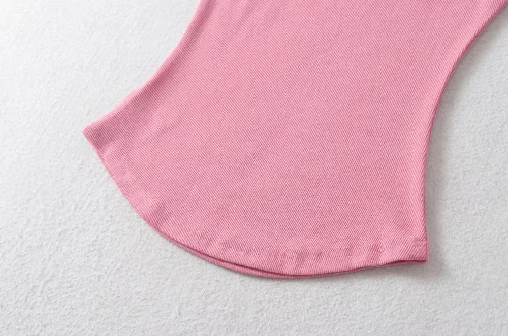 Women's Sleeveless Turtleneck Slim Fit Knit Top Summer 2024 by TODOBLACK