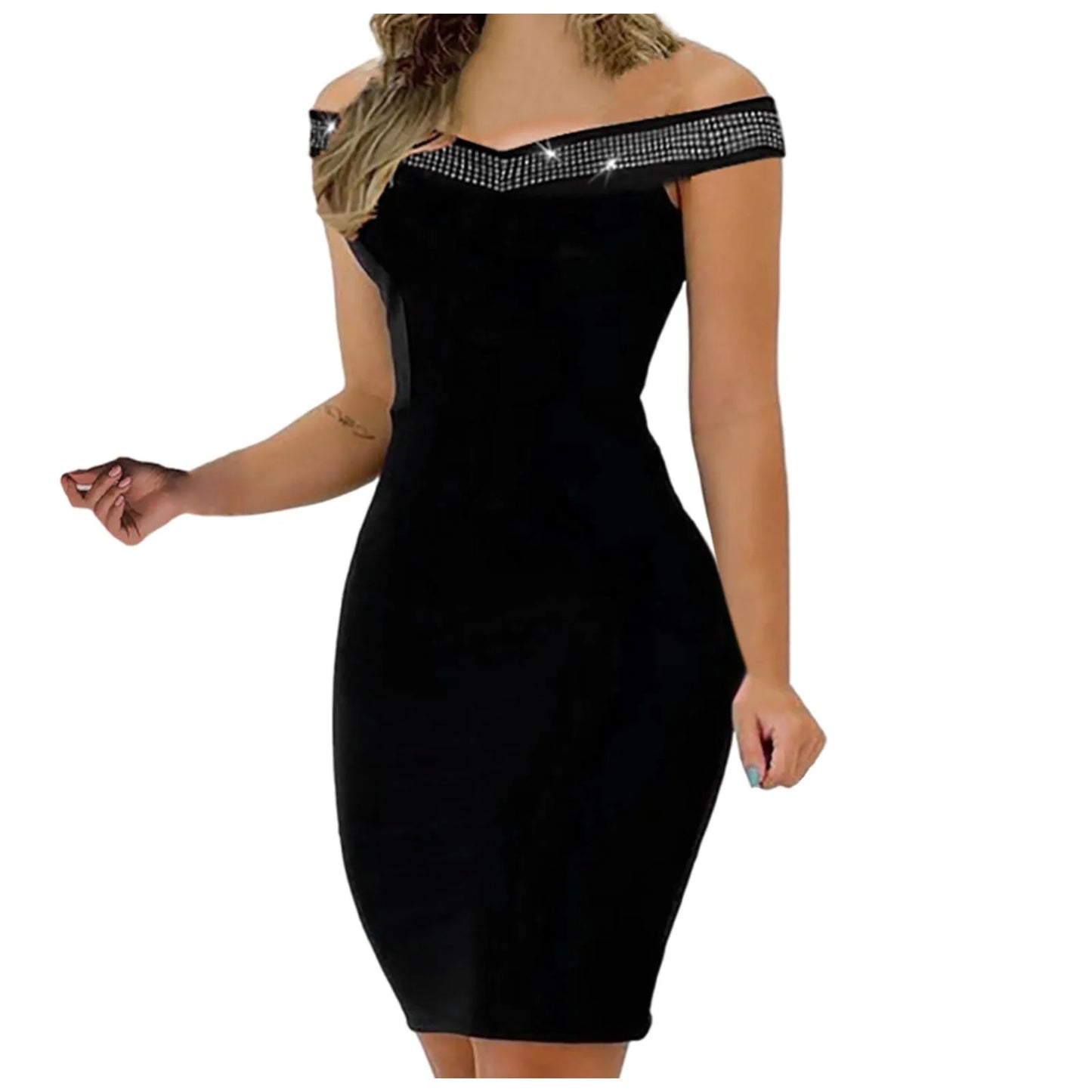 Women's Mis Pedidos Recientes Fashion Deep V-Neck Sexy Package Hip Dress Backless Open elegant dresses