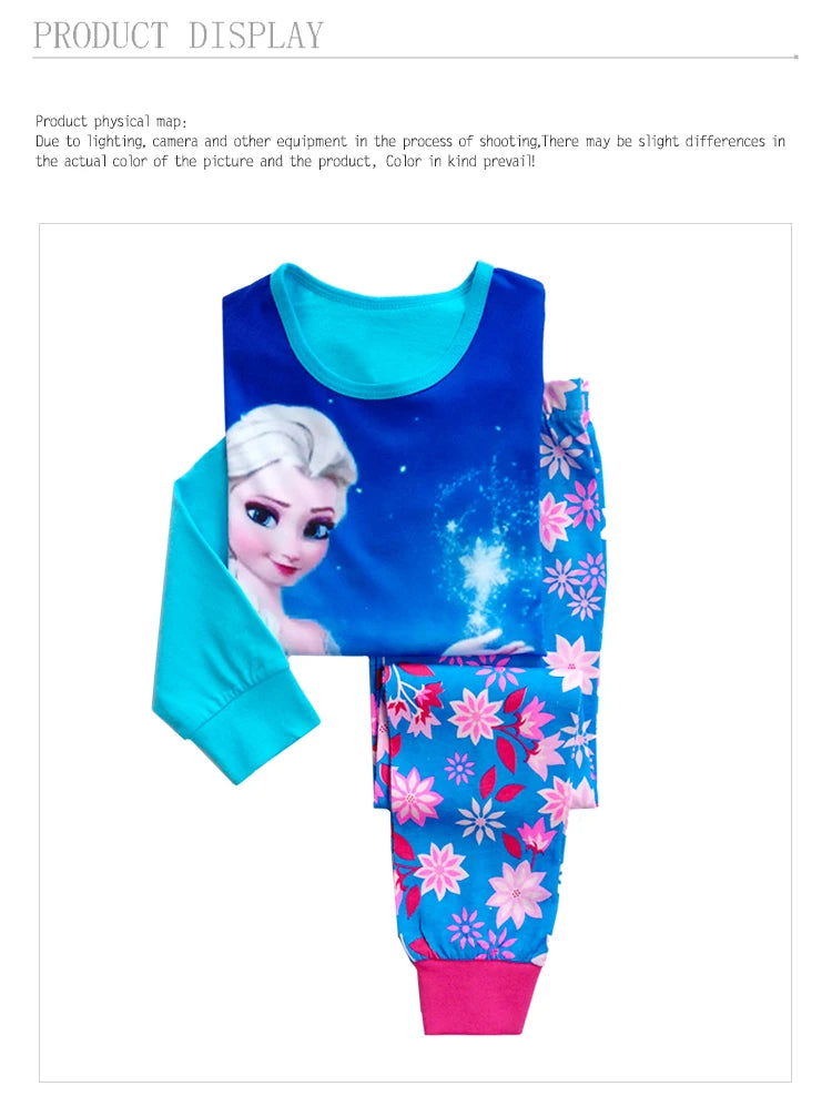 Disney Unisex Cartoon Pajamas for Kids (Ages 4-6Y) – Soft Cotton, Fun &amp; Comfortable for All Seasons