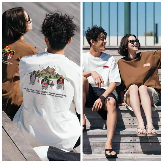 Men’s Casual Cotton Knit T-Shirt – Breathable, Moisture-Wicking, Sun Protection | Spring &amp; Summer Style