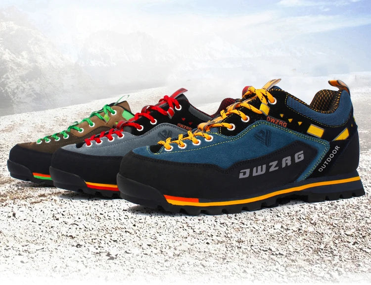 Men Sneakers Waterproof Mountain Hiking Outdoor Sport Shoes.