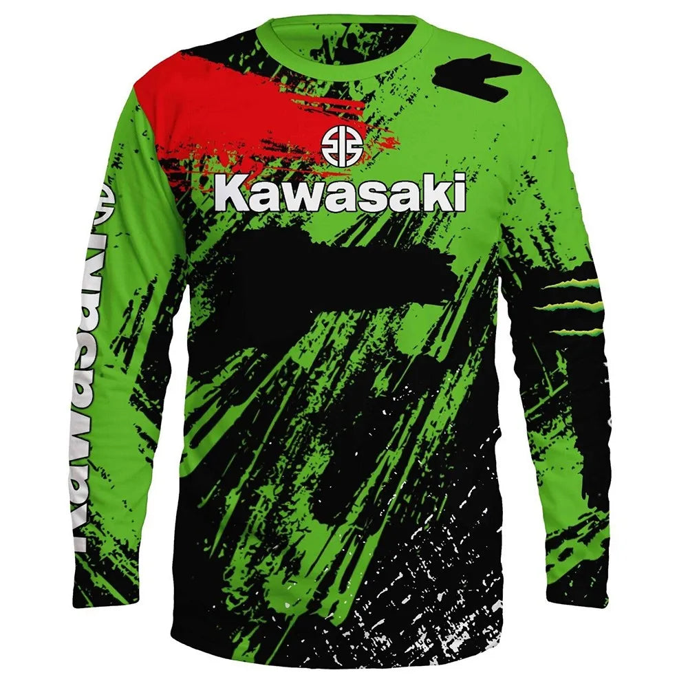 Kawasaki Unisex 100% Polyester Shirt – Comfortable &amp; Durable for All Seasons