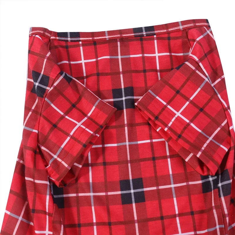Stylish Kids' Plaid Clothing Set
