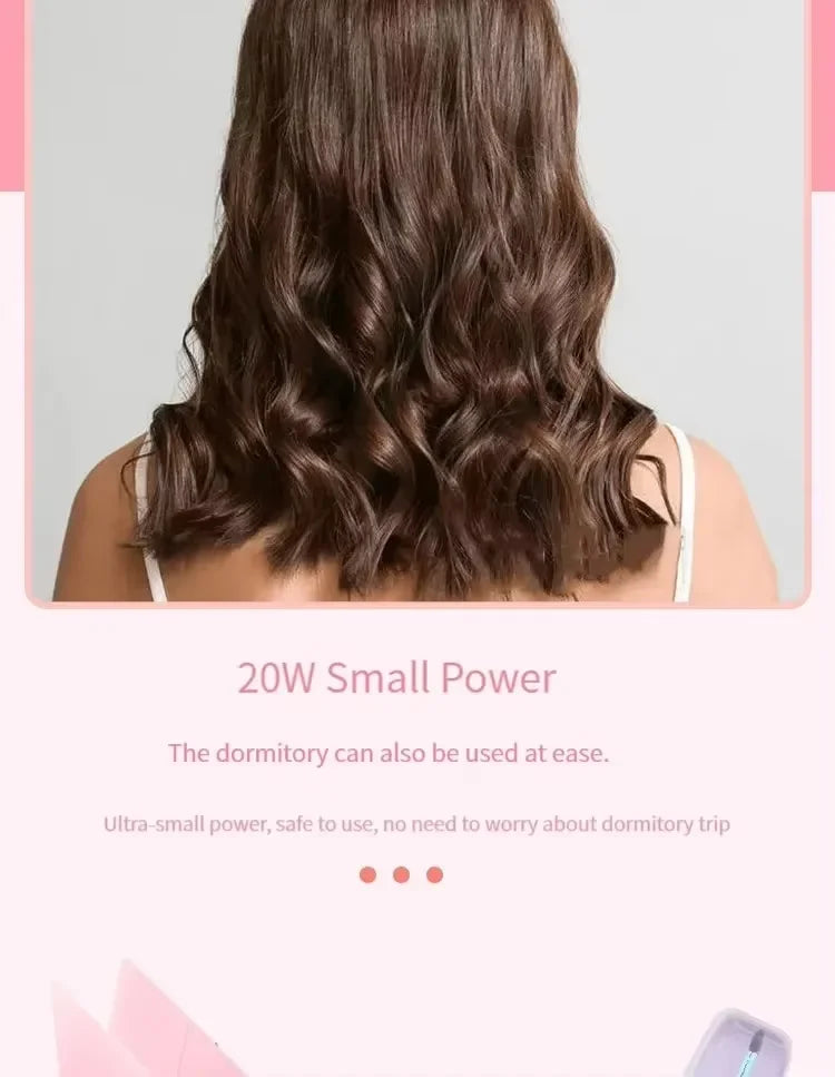 Curly Hair Styling and Straightening Comb Even Heat Distribution No Damage To Hair Styling Clips ands  Mini Hair Straightening Irons