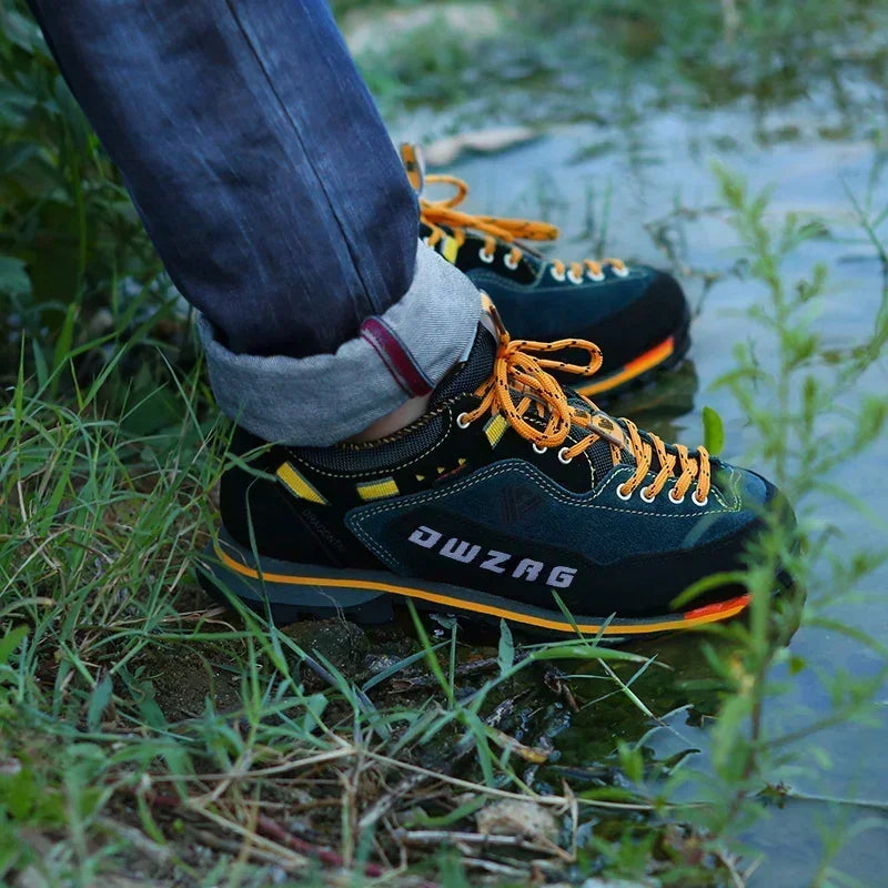 Men Sneakers Waterproof Mountain Hiking Outdoor Sport Shoes.