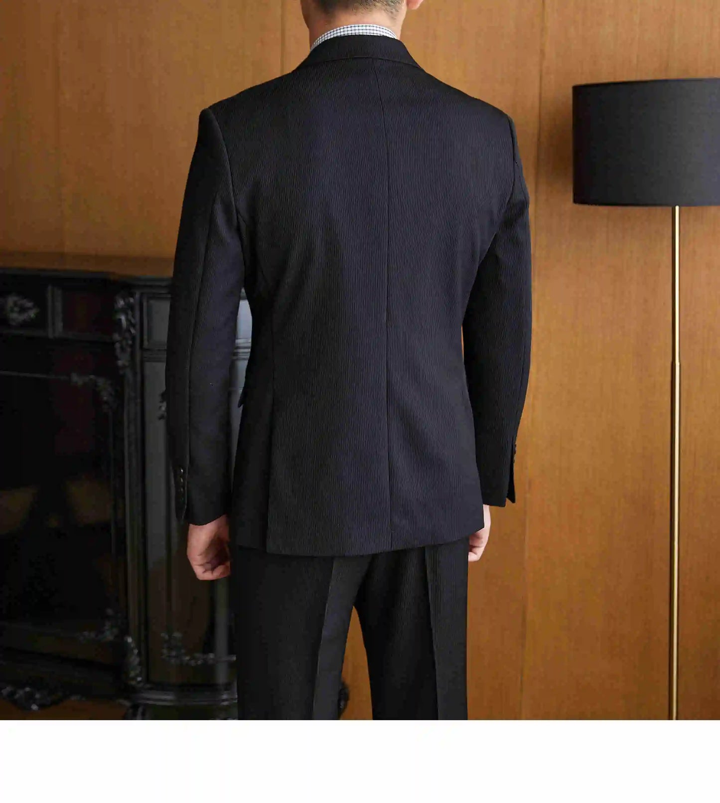 High Quality Double Breasted Suit 2 Pieces designed for Wedding, as well as for Business Formal Casual  Office.