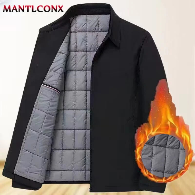 Winter New Thick Warm Jacket Men Casual Business Coat