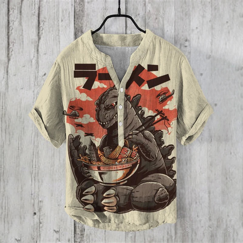 Men’s Casual Polyester O-Neck Short Sleeve Quick Dry T-Shirt