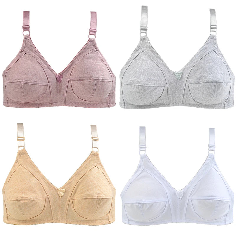 2024 New Arrival Bra For Women Wireless Cotton Thin Brassiere Confortable Underwear.