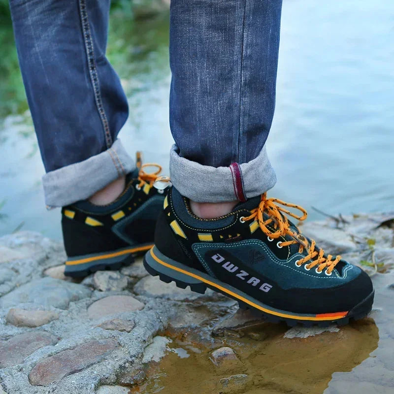 Men Sneakers Waterproof Mountain Hiking Outdoor Sport Shoes.