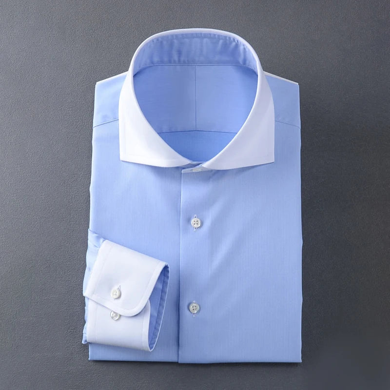 Men's Striped Formal Cotton Shirt