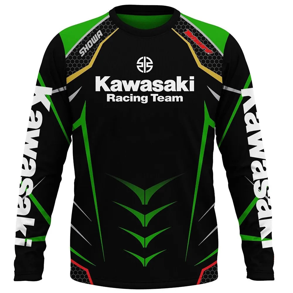 Kawasaki Unisex 100% Polyester Shirt – Comfortable &amp; Durable for All Seasons