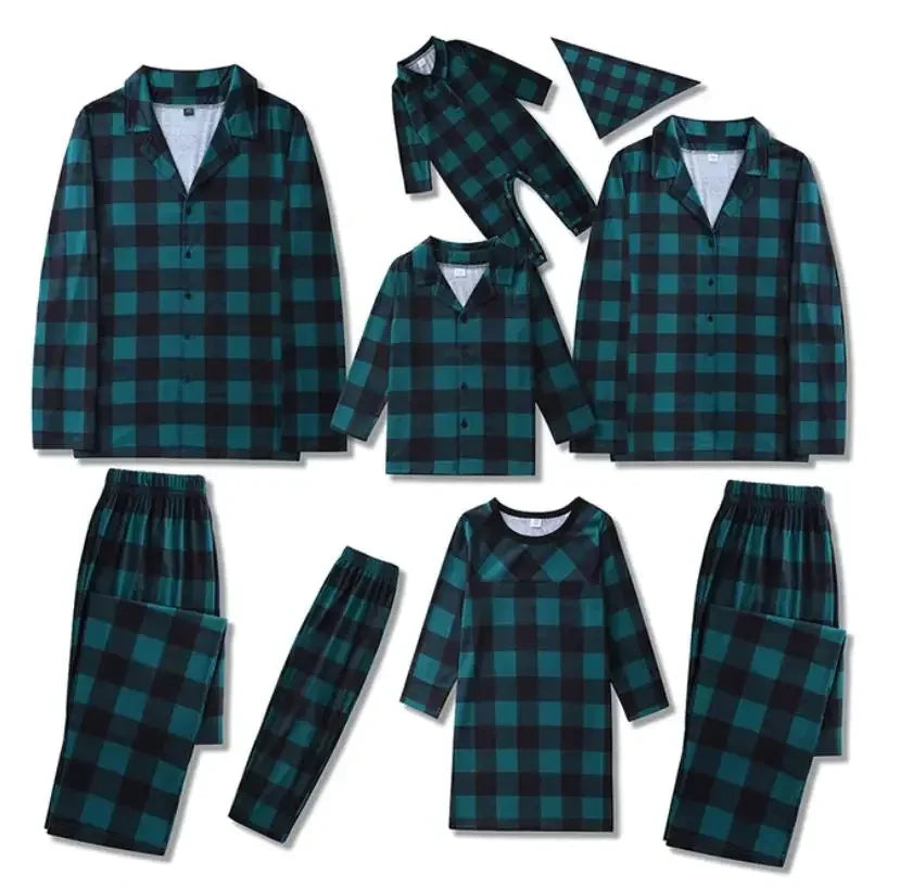 Stylish Kids' Plaid Clothing Set