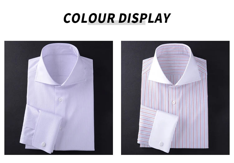 Men's Striped Formal Cotton Shirt