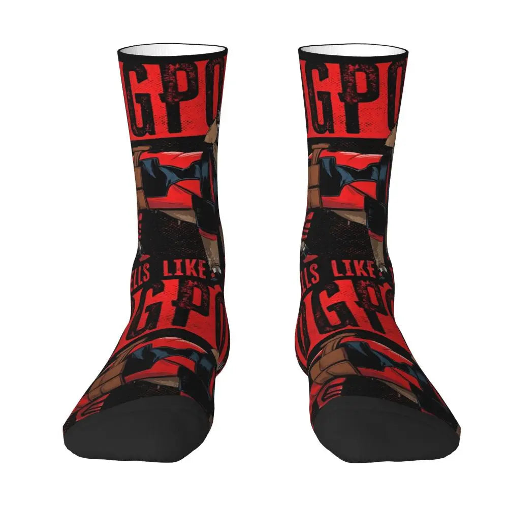 MINISO Deadpool Cosplay Socks - Unisex Movie &amp; TV Accessories