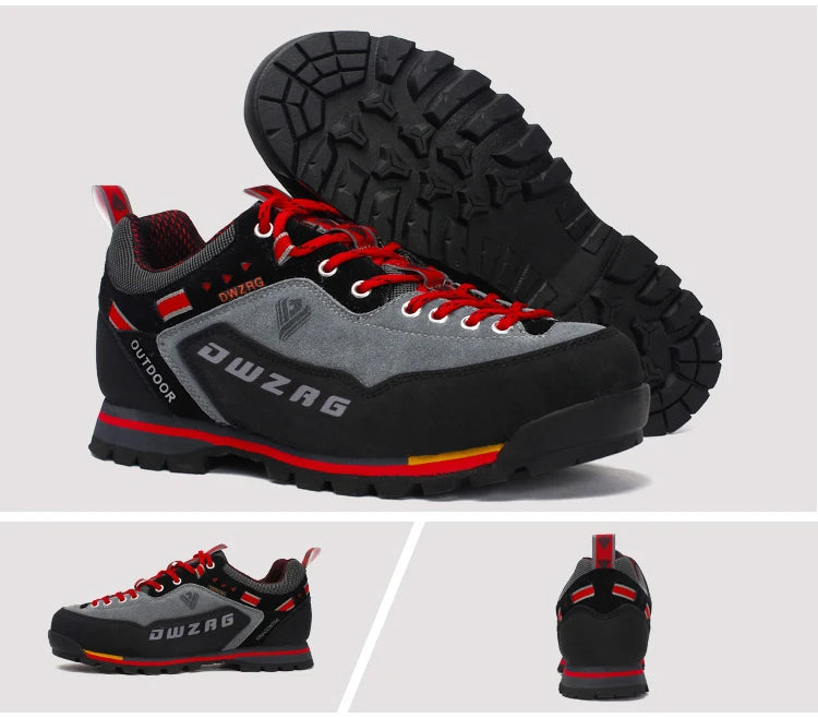 Men Sneakers Waterproof Mountain Hiking Outdoor Sport Shoes.