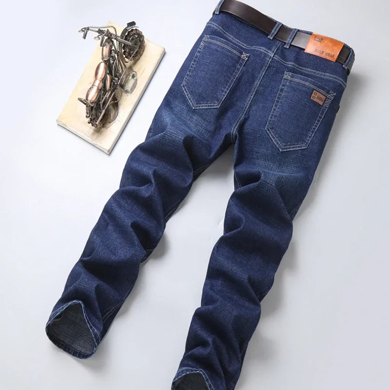 Odinokov Men’s Casual Straight-Leg Denim Jeans - Durable &amp; Stylish