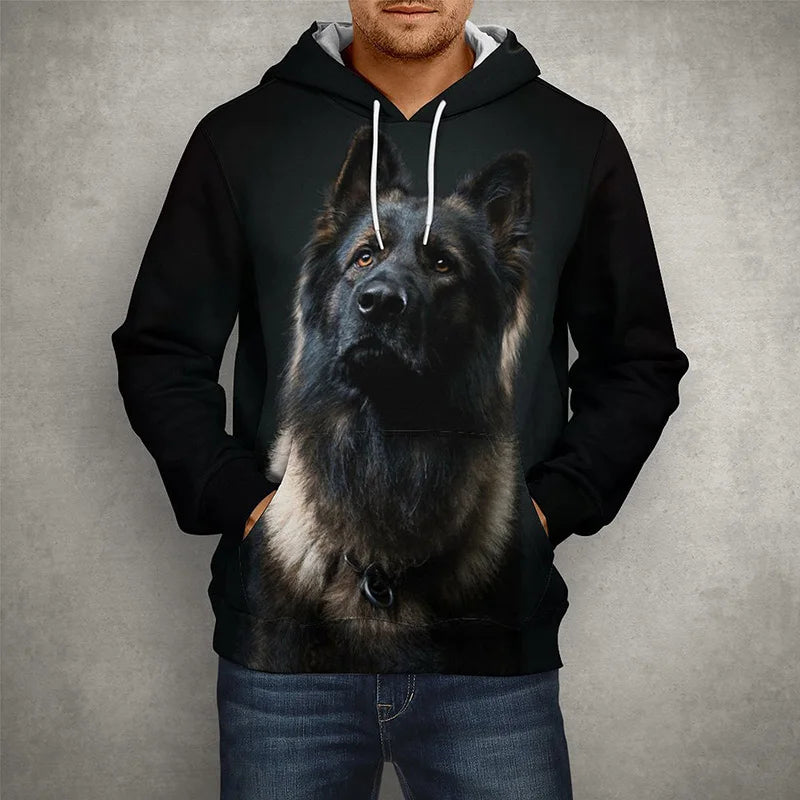 Funny PugDog 3D Print Men and Women Hoodies Autumn And Spring Oversize Jackets