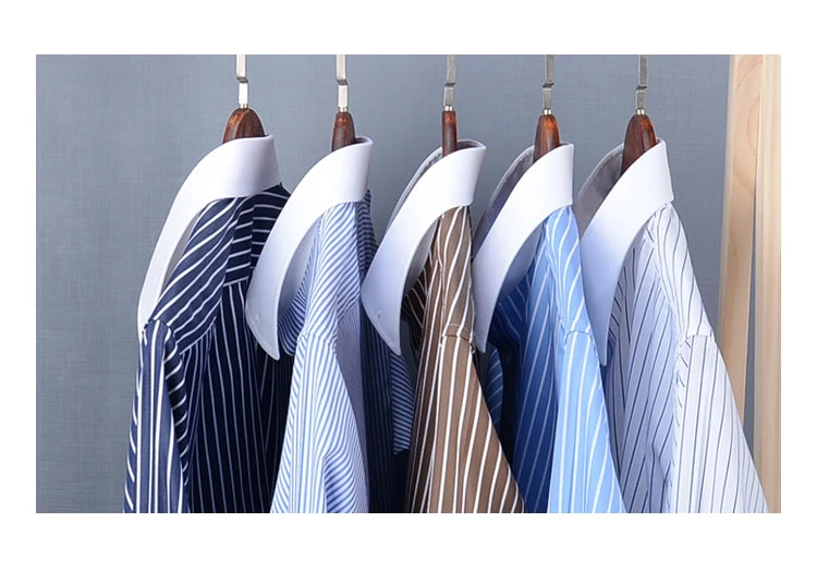 Men's Striped Formal Cotton Shirt