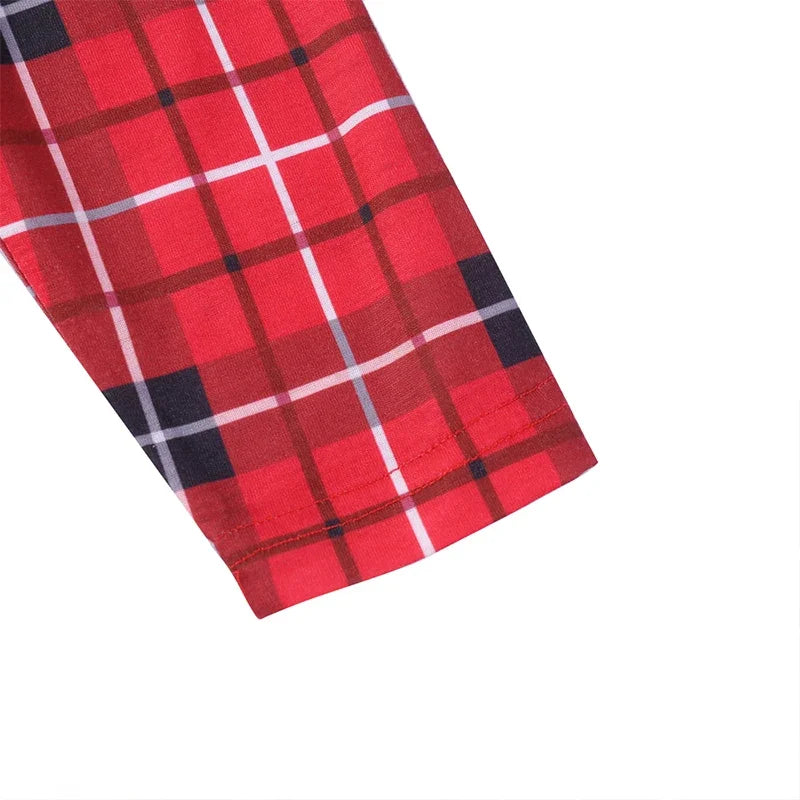 Stylish Kids' Plaid Clothing Set