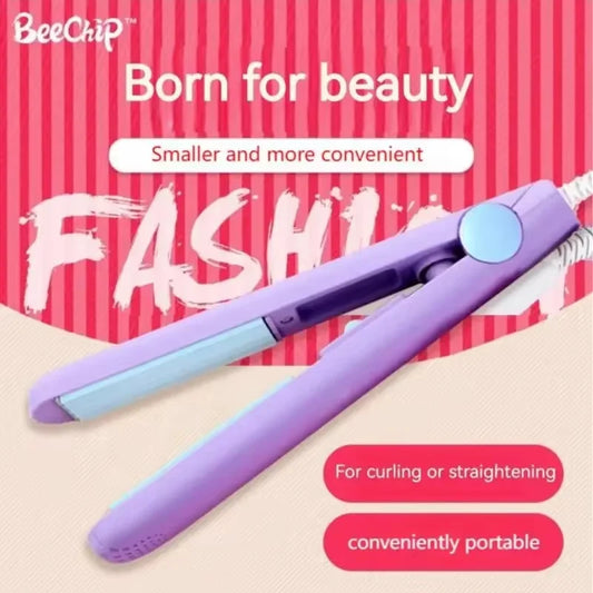 Curly Hair Styling and Straightening Comb Even Heat Distribution No Damage To Hair Styling Clips ands  Mini Hair Straightening Irons