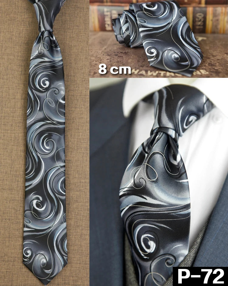 NoEnName_Null Silk Animal Pattern Neck Tie