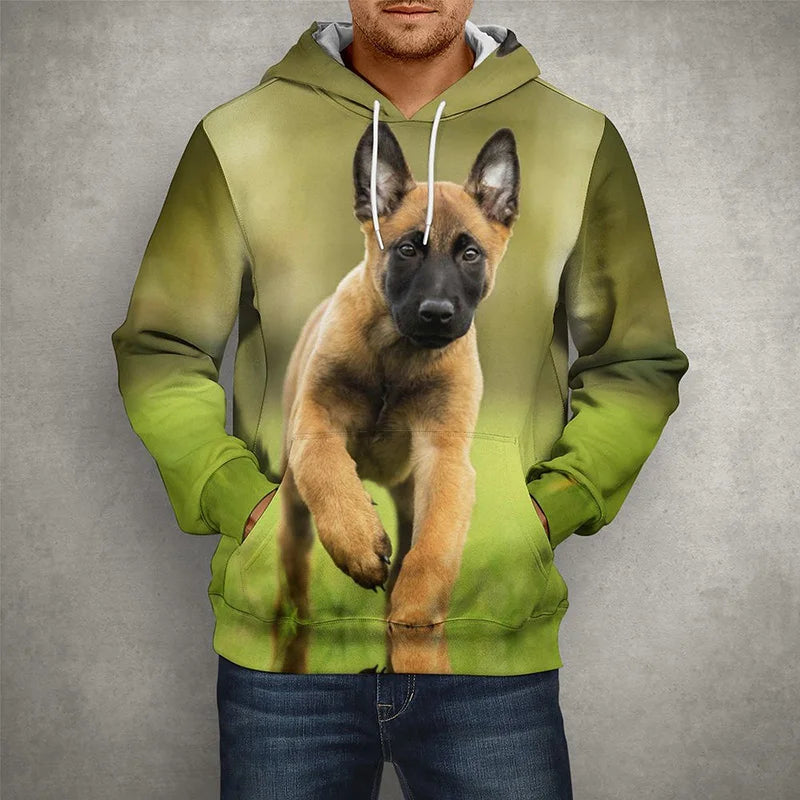 Funny PugDog 3D Print Men and Women Hoodies Autumn And Spring Oversize Jackets