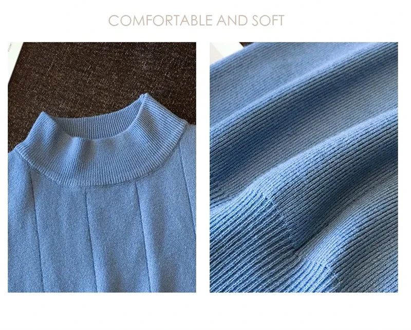 Slim Fit Knitted Casual Top for Women - Spring/Summer Collection