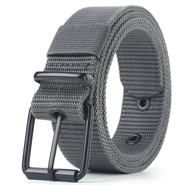 NoEnName_Null Unisex Casual Canvas Belt – Durable, Adjustable, Stylish Accessory