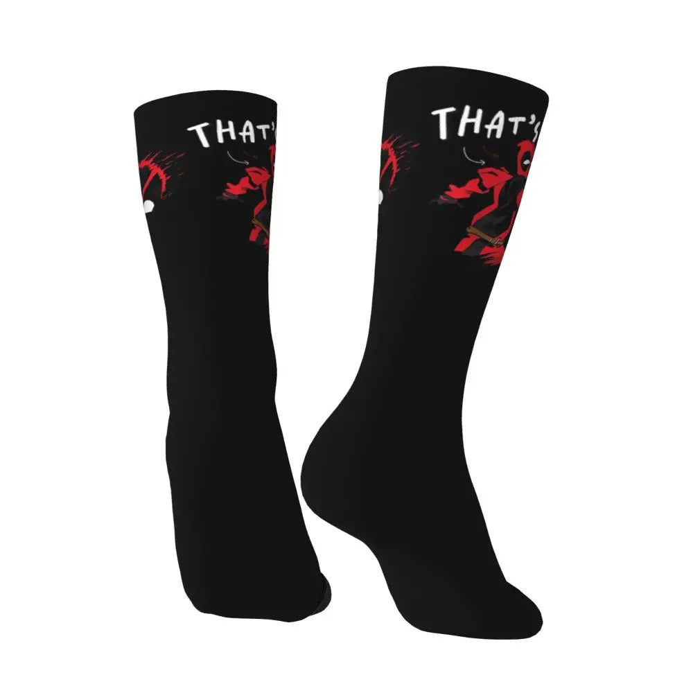 MINISO Deadpool Cosplay Socks - Unisex Movie &amp; TV Accessories