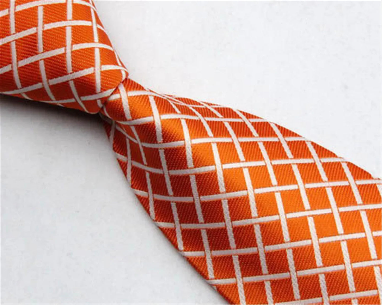 NoEnName_Null Silk Plaid Neck Tie