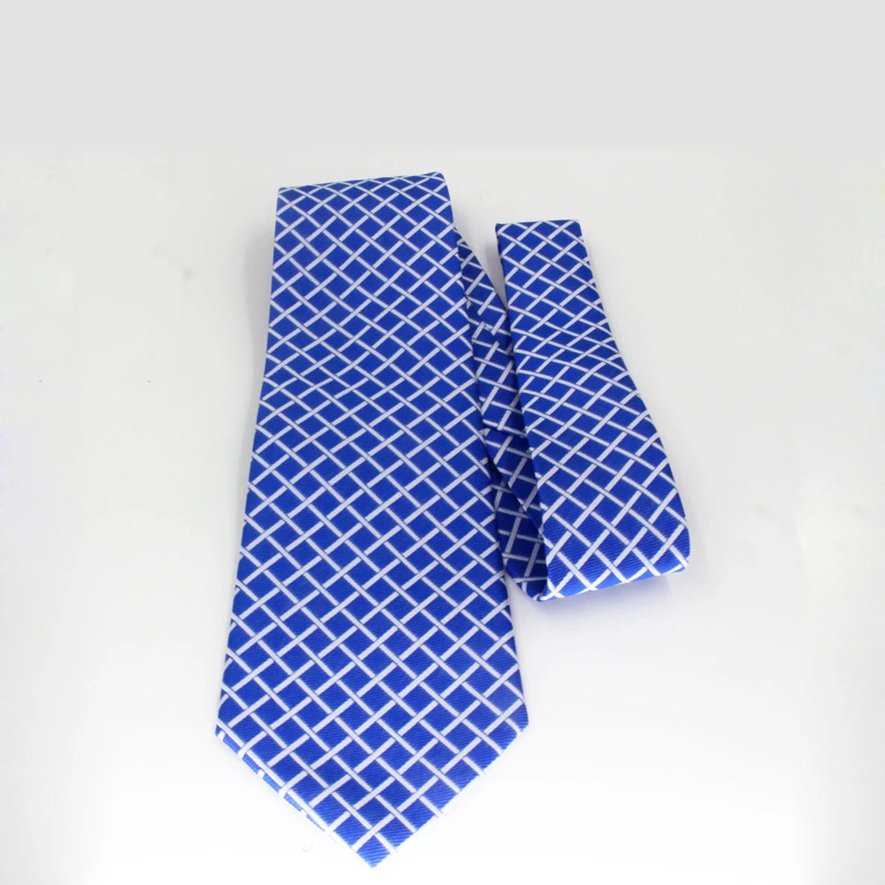 NoEnName_Null Silk Plaid Neck Tie