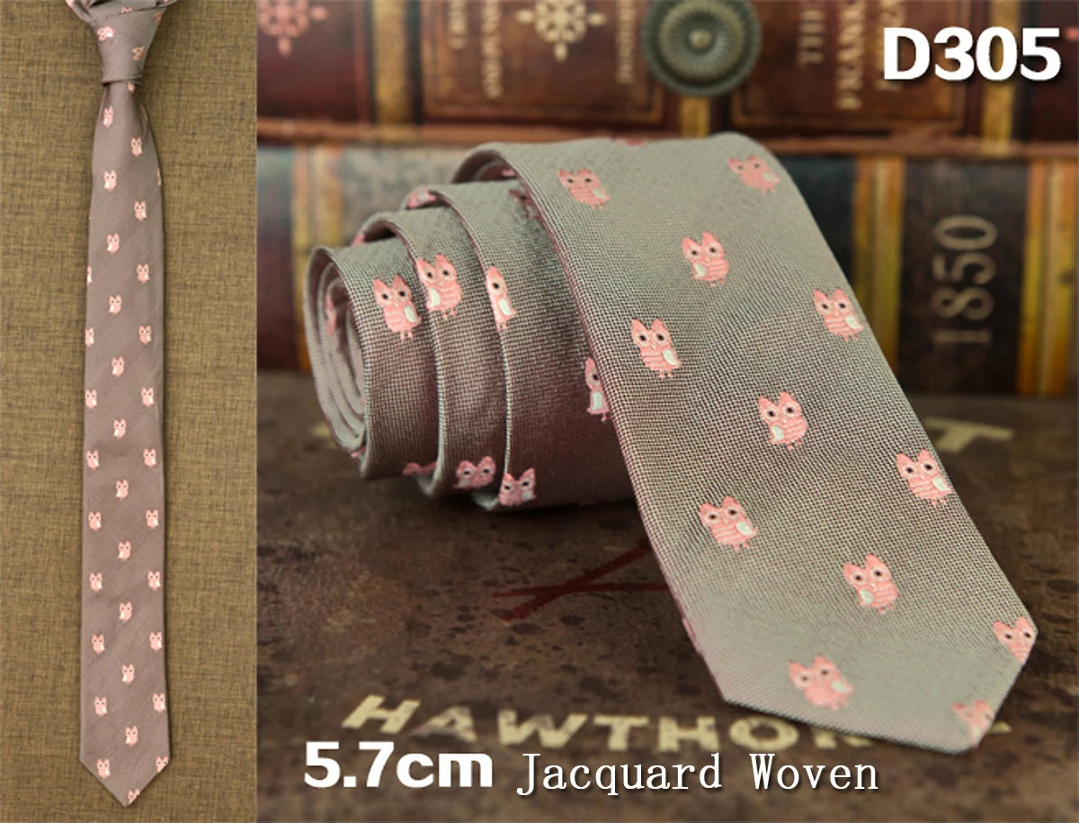 NoEnName_Null Silk Animal Pattern Neck Tie