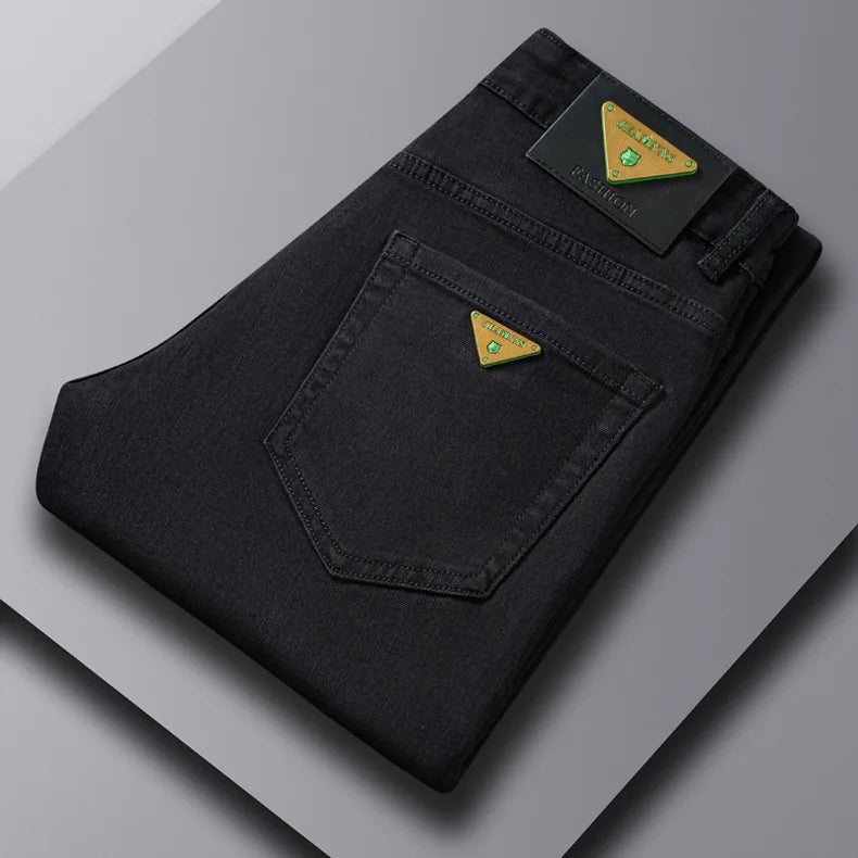 Denim jeans Pants Slim Fit Retro Stretch 2023 Winter Autumn Trousers Moto Biker Jeans High Quality