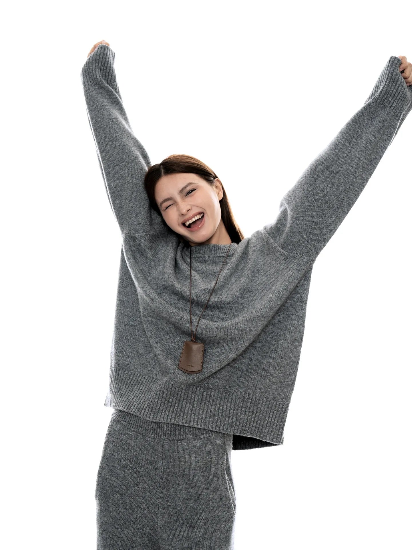 NoEnName_Null Women's Winter Splice Plush Scarf – Stylish &amp; Cozy Casual Accessory