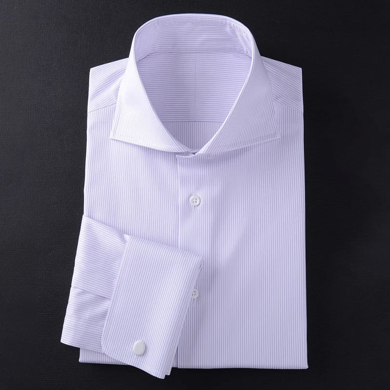 Men's Striped Formal Cotton Shirt