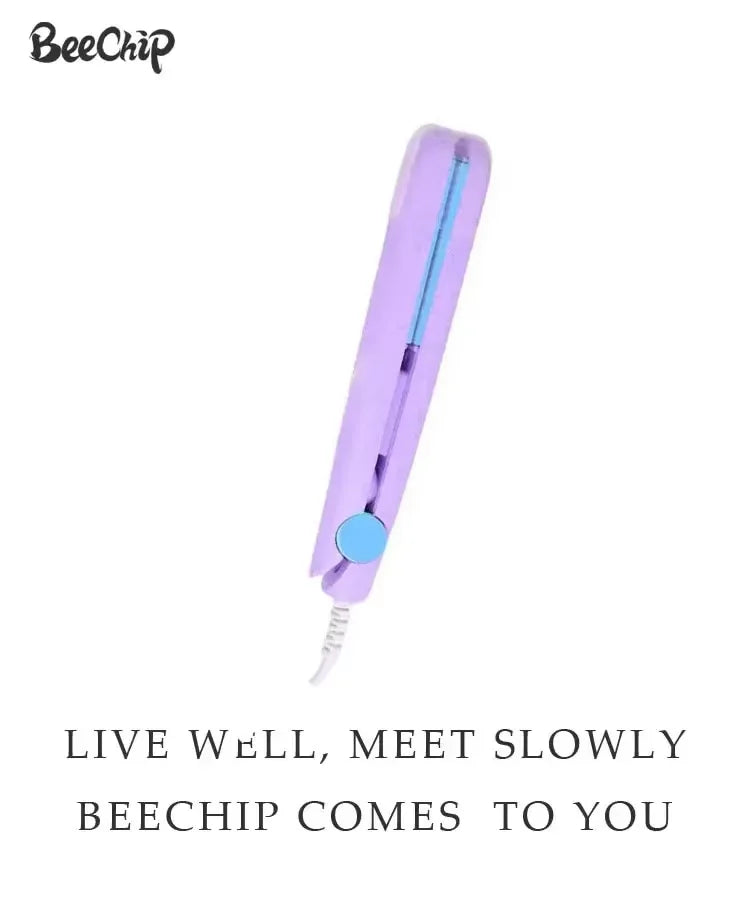 Curly Hair Styling and Straightening Comb Even Heat Distribution No Damage To Hair Styling Clips ands  Mini Hair Straightening Irons