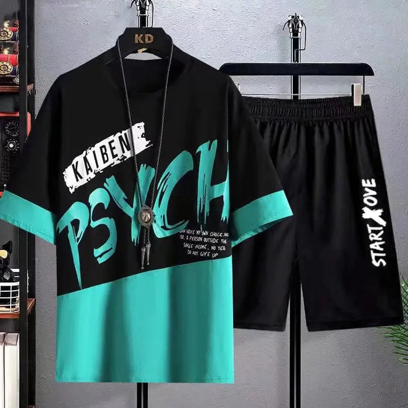 Summer Sets for Men Casual Comfortable and Breathable Short Sleeve Tshirt