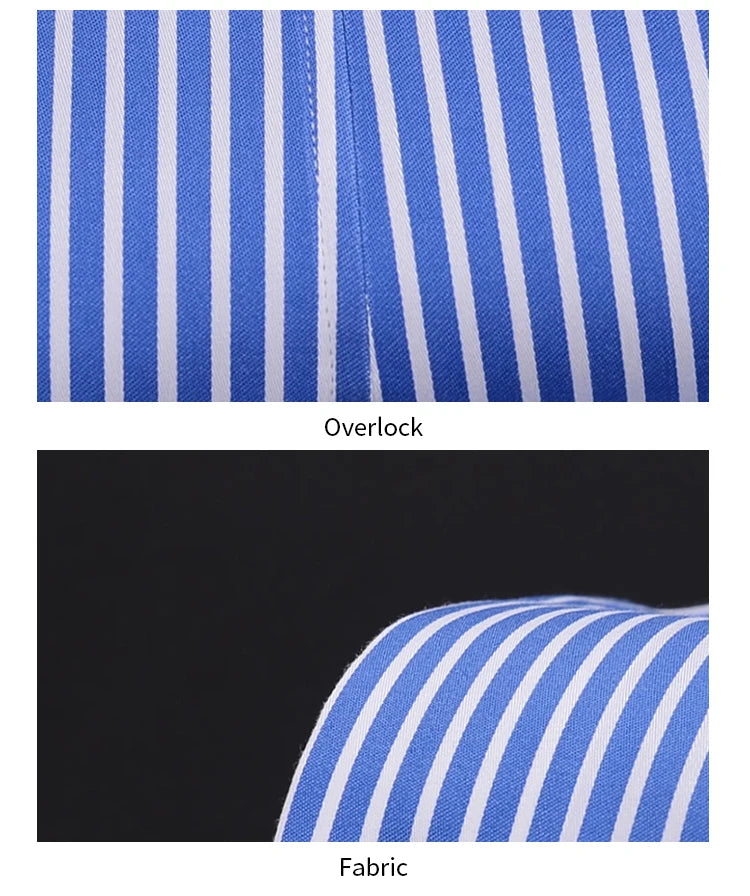 Men's Striped Formal Cotton Shirt