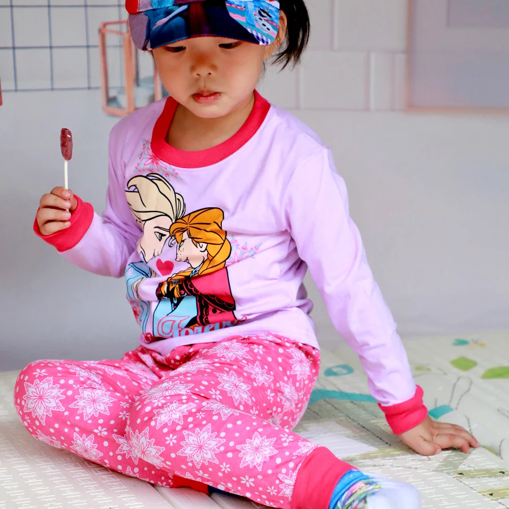 Disney Unisex Cartoon Pajamas for Kids (Ages 4-6Y) – Soft Cotton, Fun &amp; Comfortable for All Seasons