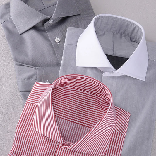 Men's Striped Formal Cotton Shirt