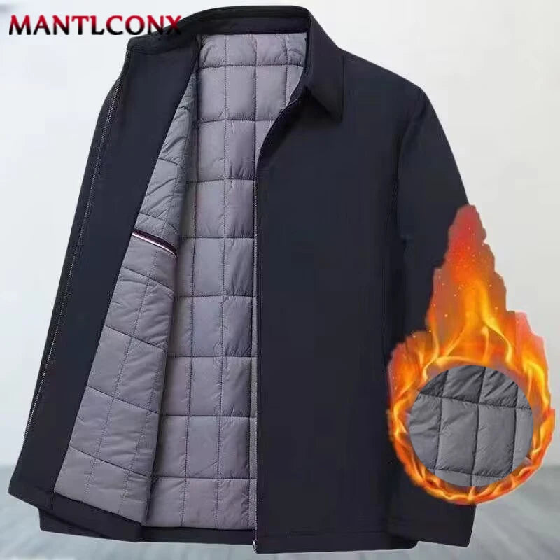 Winter New Thick Warm Jacket Men Casual Business Coat