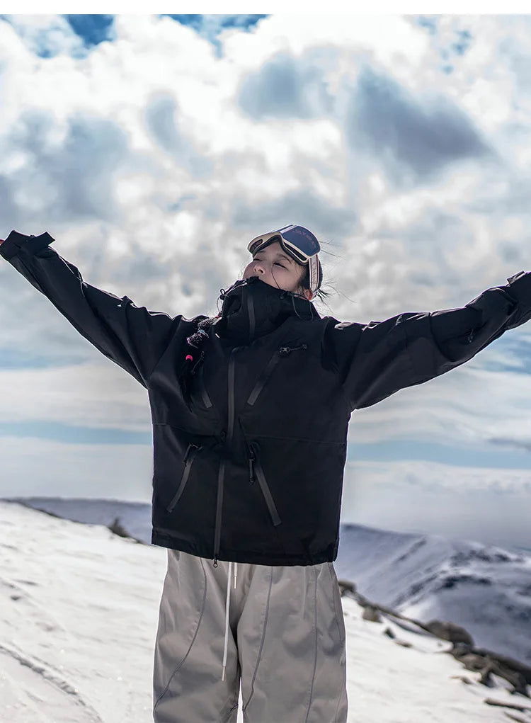 Gsou Snow Waterproof and Warm Adult Ski Jacket - High Breathability, -30°C Protection, Available in Multiple Sizes